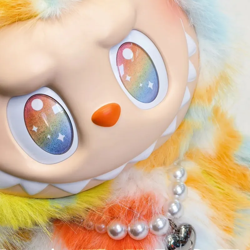 Porte-clés visage en vinyle Labubu, 100 % authentique / Vérifié POP MART Porte-clés visage en vinyle Labubu, 100 % authentique / Vérifié POP MART