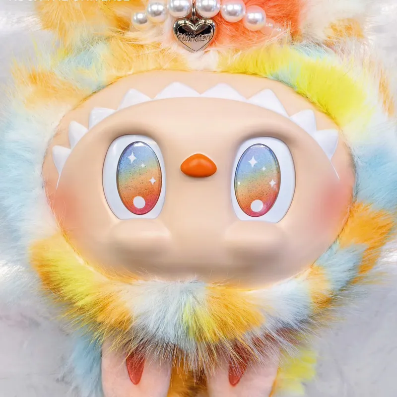 Porte-clés visage en vinyle Labubu, 100 % authentique / Vérifié POP MART Porte-clés visage en vinyle Labubu, 100 % authentique / Vérifié POP MART