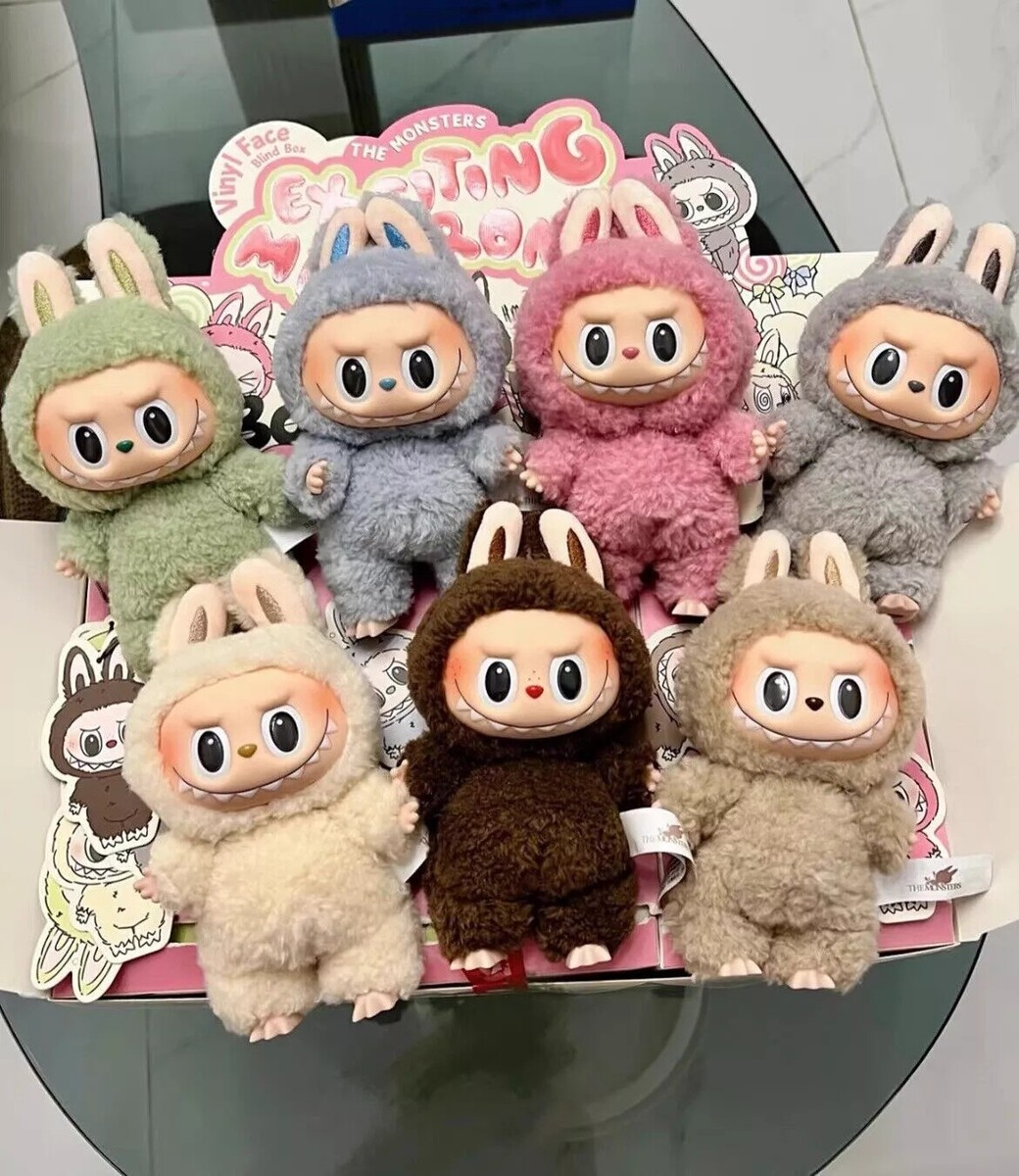 Porte-clés visage en vinyle Labubu, 100 % authentique / Vérifié POP MART Porte-clés visage en vinyle Labubu, 100 % authentique / Vérifié POP MART